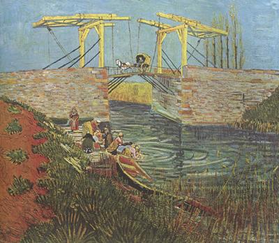 The Langlois Bridge at Arles (nn04, Vincent Van Gogh